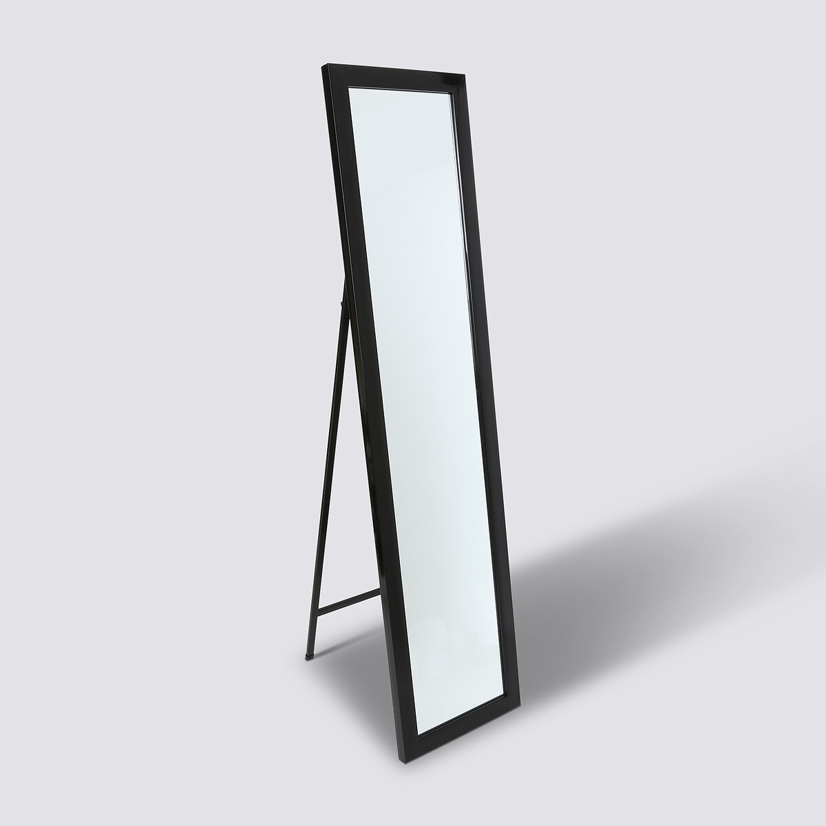 Miroir sur pied 155x35 cm, noir