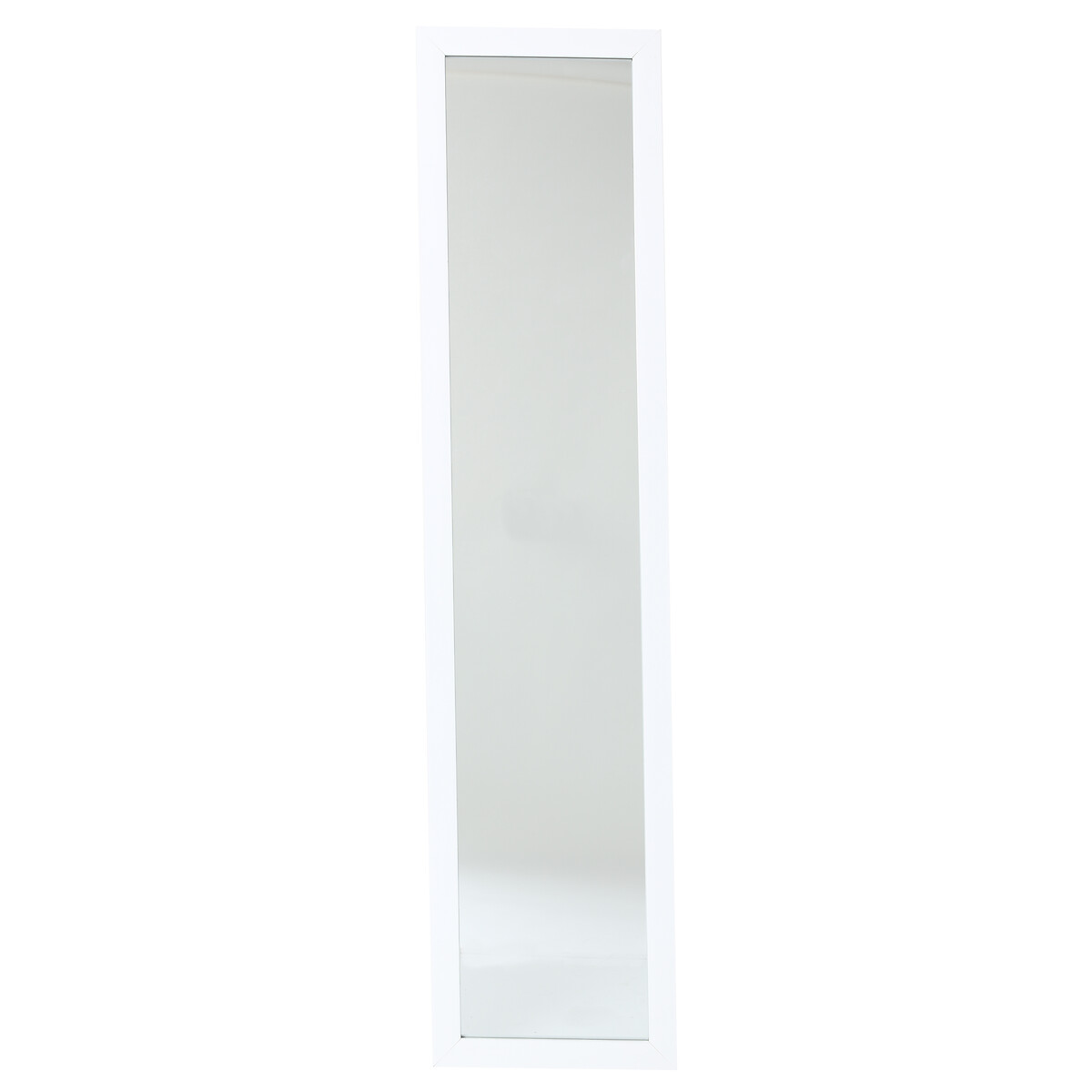 Miroir sur pied 155x35 cm, blanc