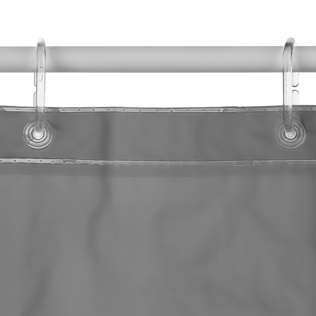 Rideau de douche 180x200cm, gris Colorama entrée de gamme