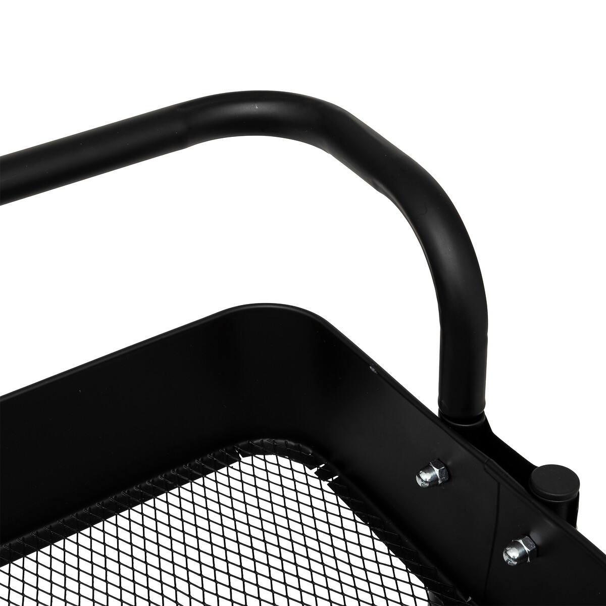 Desserte à roulettes 3 niveaux, noir Black edition