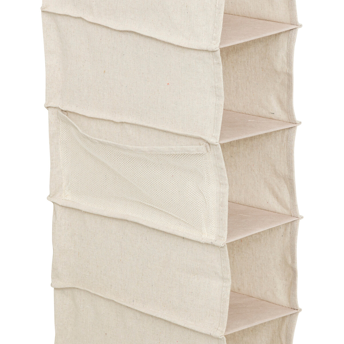 Rangement chaussures 10 cases avec panier, beige Dressy +