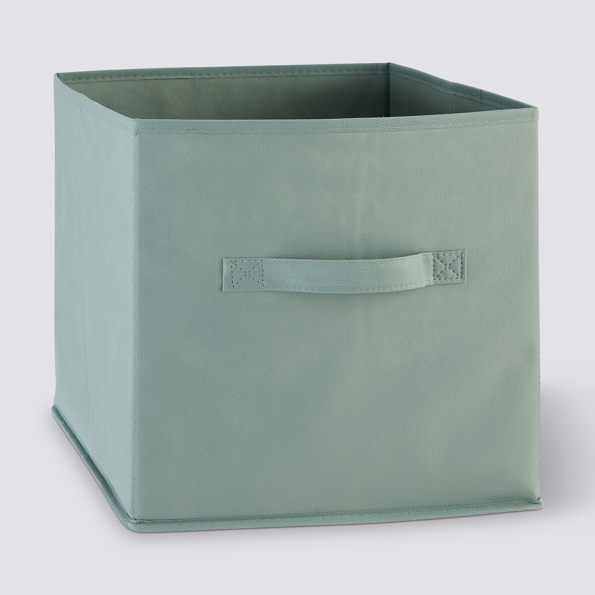 Panier tissu lanière 31x31 cm, vert céladon Mix'n modul