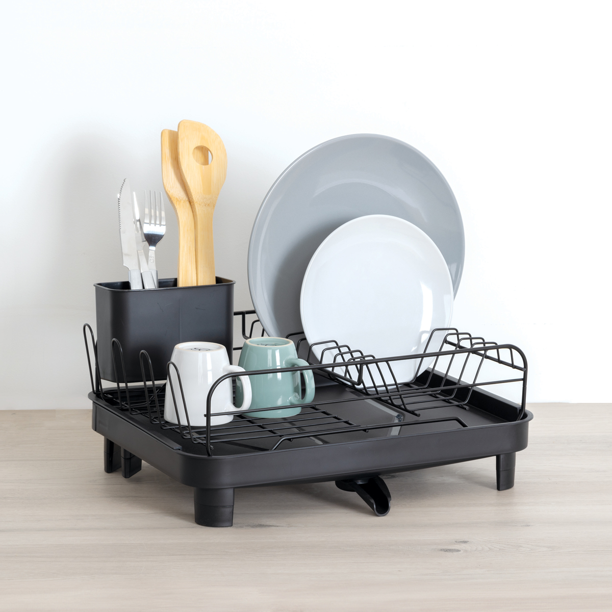 Égouttoir extensible, noir Black edition