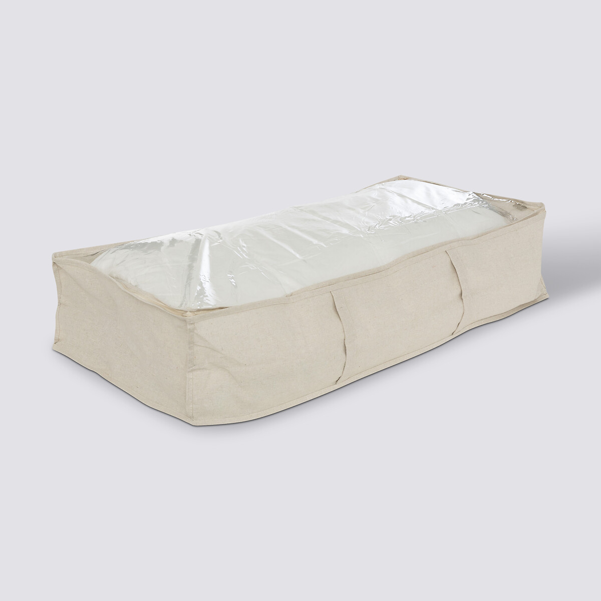 Housse de rangement lit, 100x20 cm, beige Dressy +