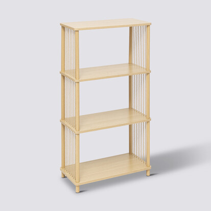 Etagère 4 niveaux, beige 