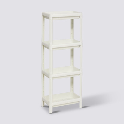 Etagère 4 niveaux, blanc 