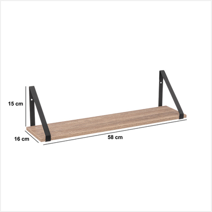 Etagère murale 58 cm, beige Aliaj