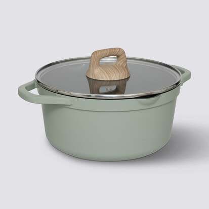 Faitout aluminium forgé, 24 cm, vert Horizon