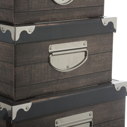 6 boites de rangement, multicolore Box'