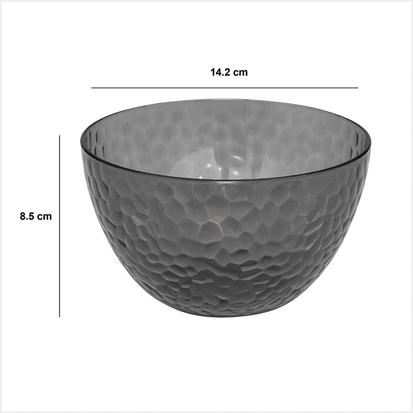 Saladier d.14 cm, gris charbon Estiva