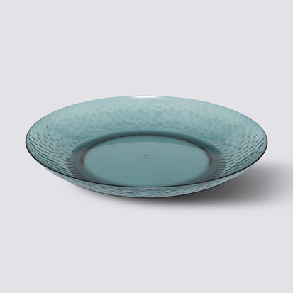 Assiette 27 cm, bleu pétrole Estiva