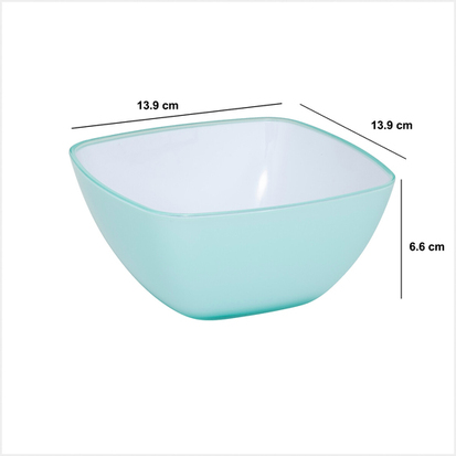 Saladier d14 cm, vert menthe Square