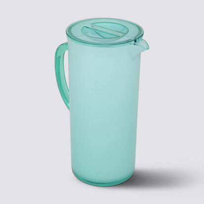 Pichet avec couvercle 2l, vert menthe Square