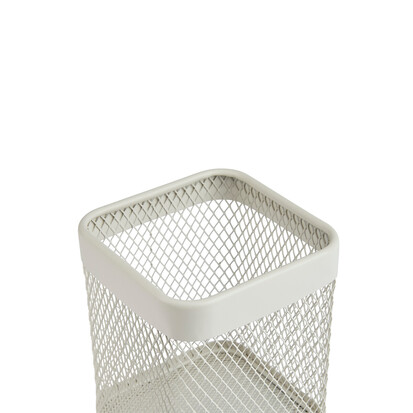 Pot à ustensiles métal, beige Mayaj