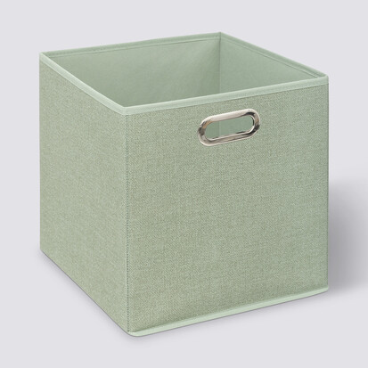 Panier tissu 31x31 cm, bleu pétrole Mix'n modul