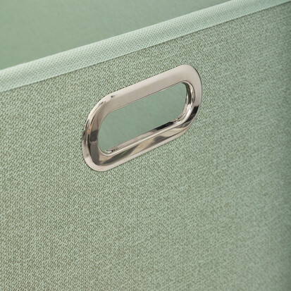 Panier tissu 31x31 cm, bleu pétrole Mix'n modul