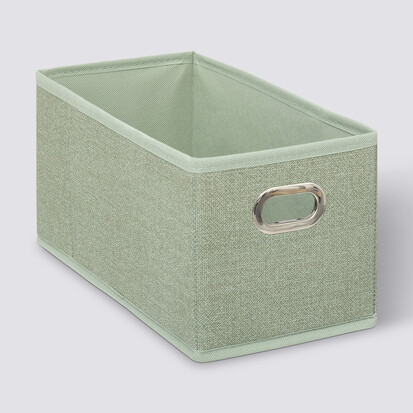 Panier tissu 15x31 cm, vert olive Mix'n modul