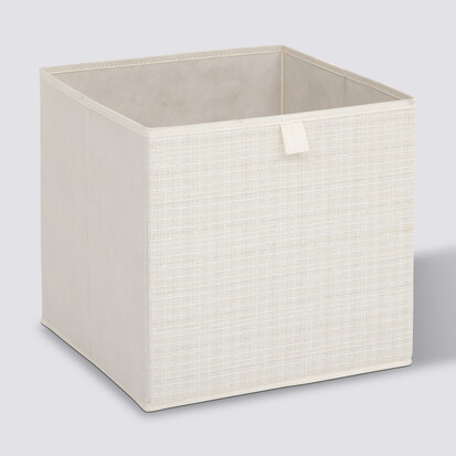 Boite de rangement 31x31 cm, beige 