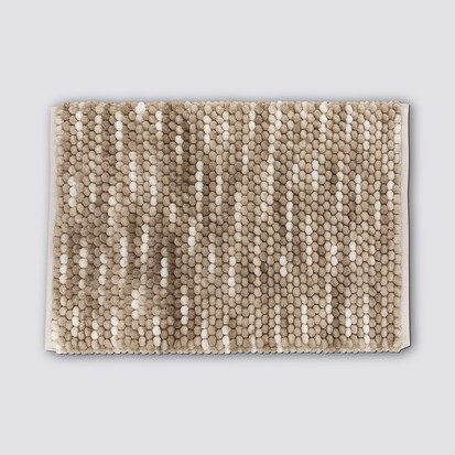 Tapis boule, 75x50 cm, beige 