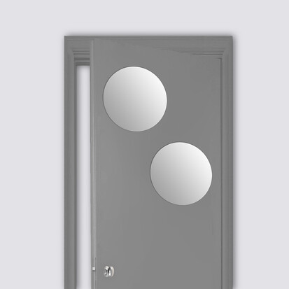 2 miroirs adhésifs ronds, d.40 cm 