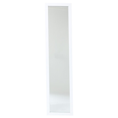 Miroir sur pied 155x35 cm, blanc 