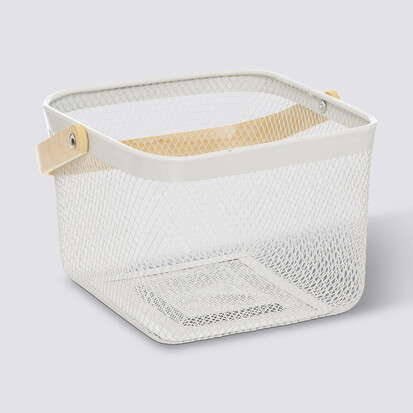 corbeille-carree-metal-beige-et-blanc