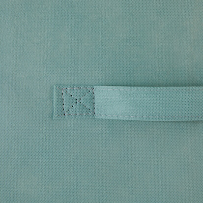 Panier tissu lanière 31x31 cm, vert céladon Mix'n modul