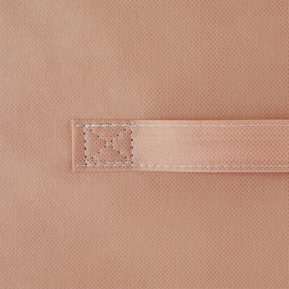 Panier tissu lanière 31x31 cm, rose blush Mix'n modul