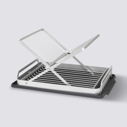 Égouttoir pliable, gris 