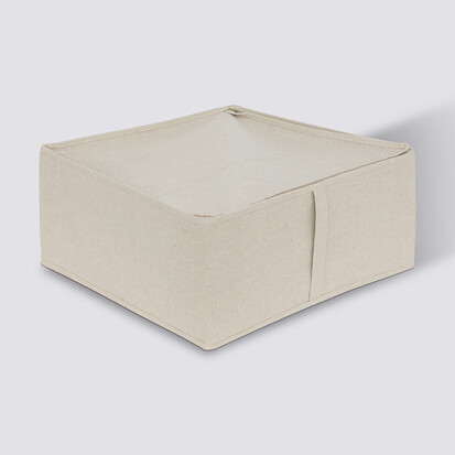 Housse de rangement rigide, beige Dressy +