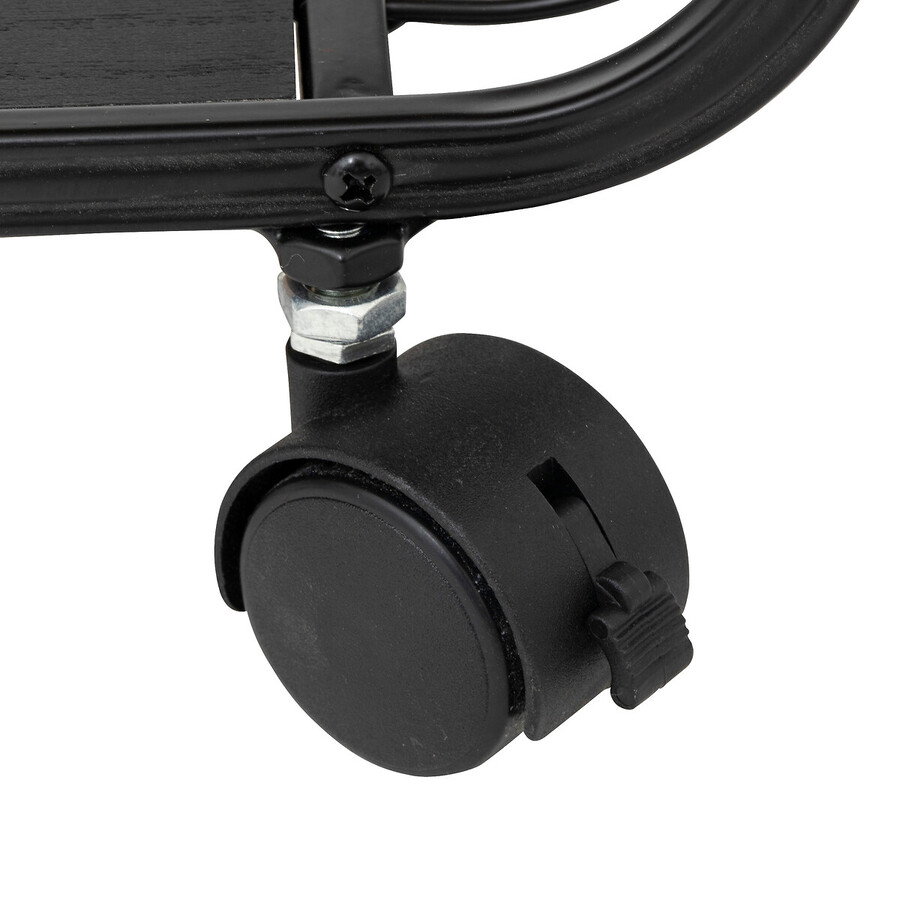 Etagère 3 niveaux, métal et bois, beige 