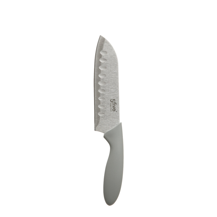 3 couteaux santoku en inox 