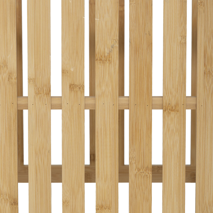 Banc de rangement avec 2 paniers, bambou Tidy box