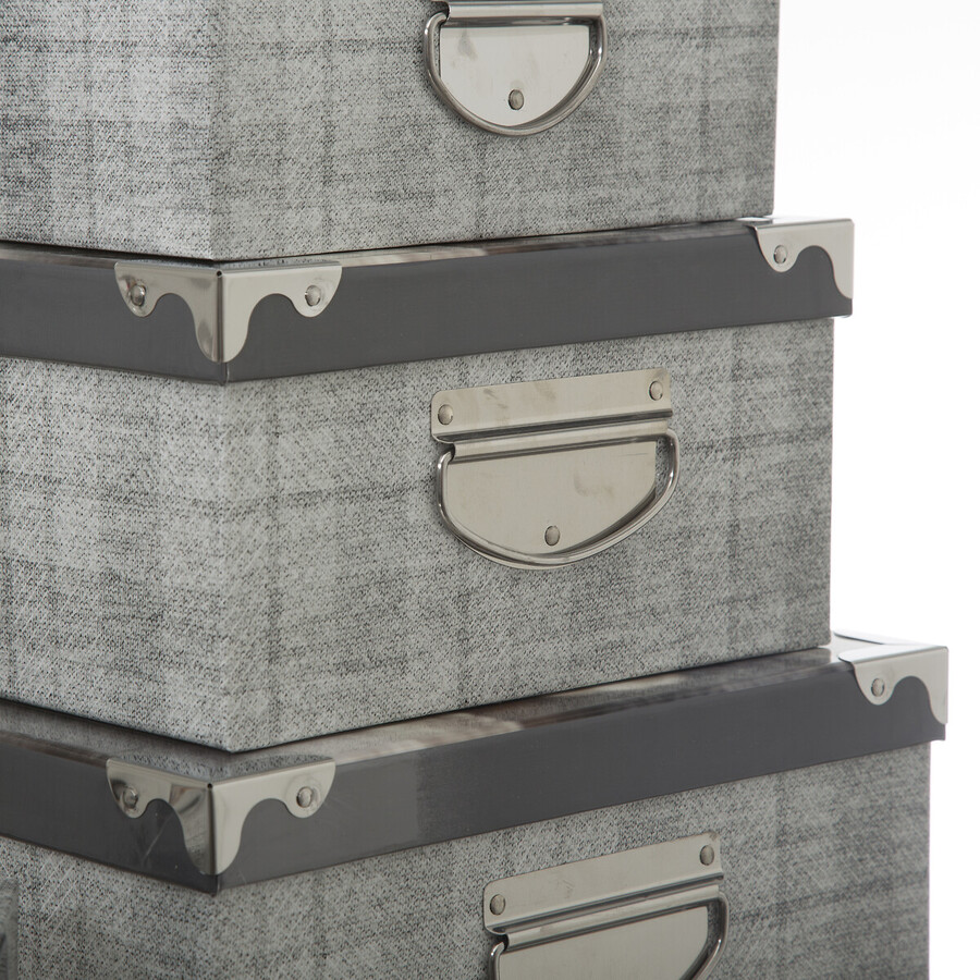 6 boites de rangement, multicolore Box'