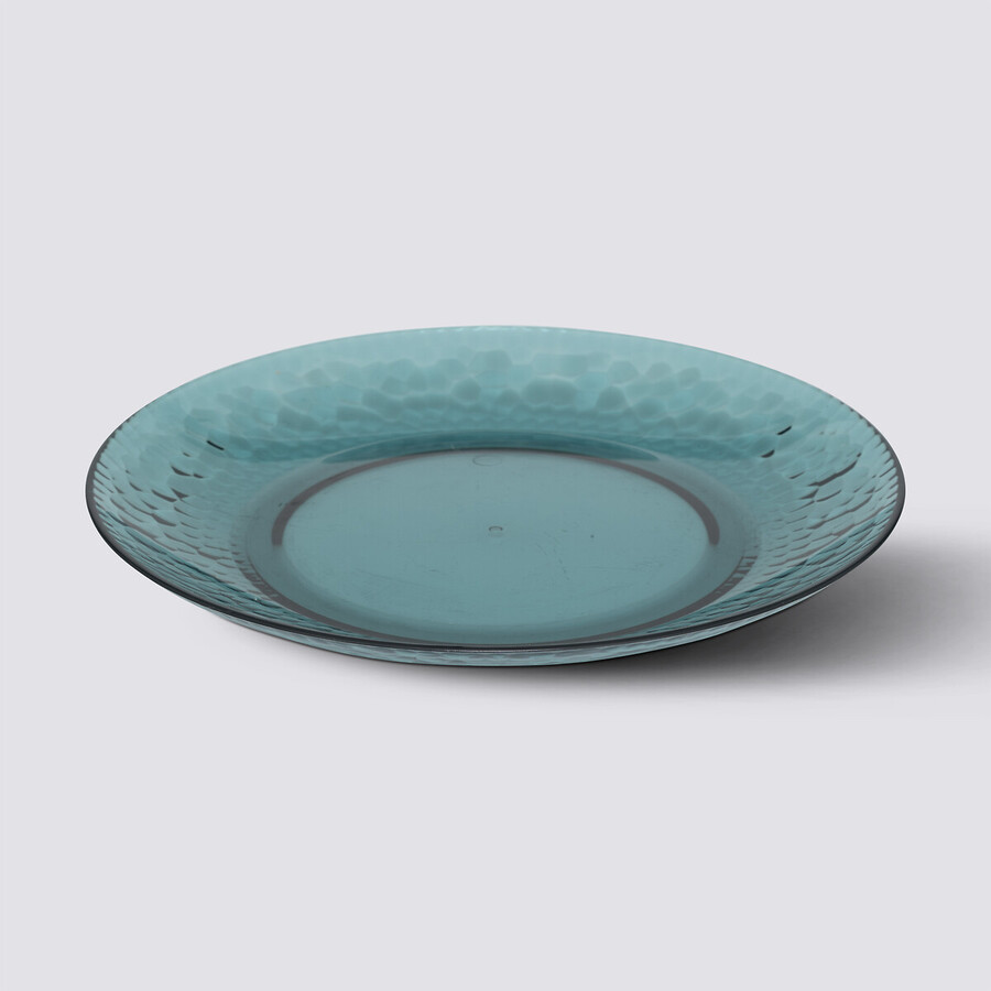 Assiette 20 cm, bleu pétrole Estiva