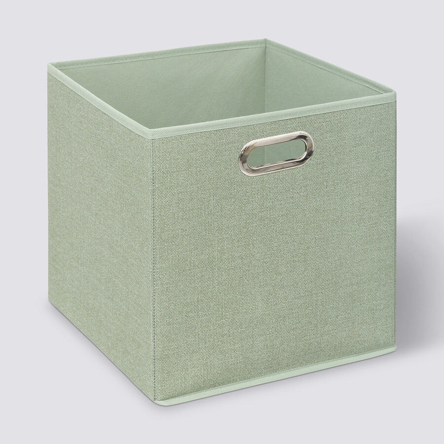 Panier tissu 31x31 cm, bleu pétrole Mix'n modul