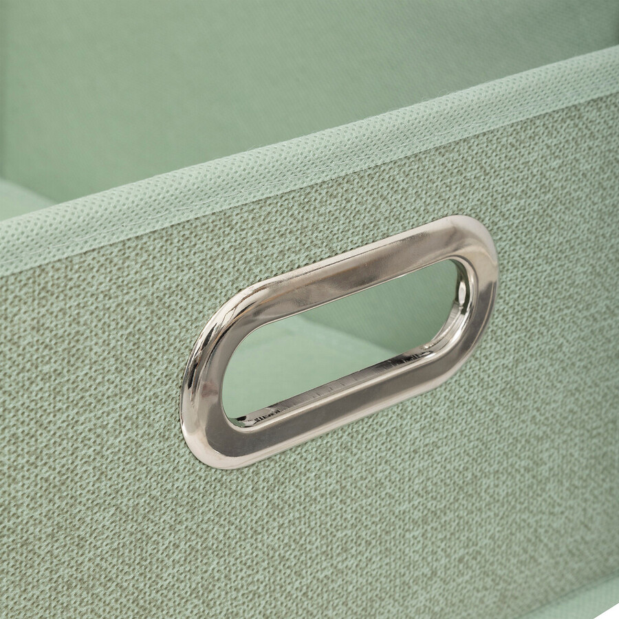 Panier tissu 31x15 cm, vert clair Mix'n modul