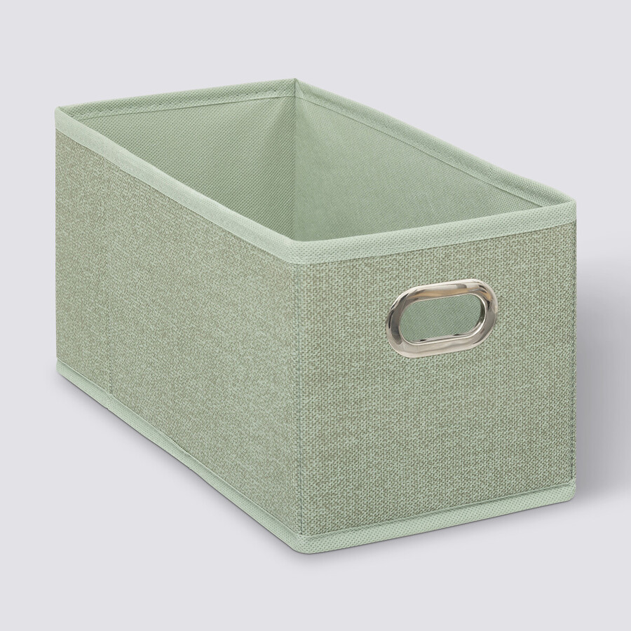 Panier tissu 15x31 cm, vert olive Mix'n modul