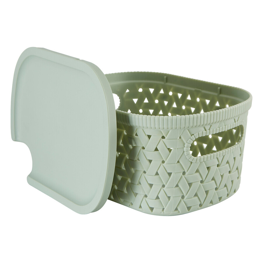 Panier en plastique 2,3l, sauge Tressy