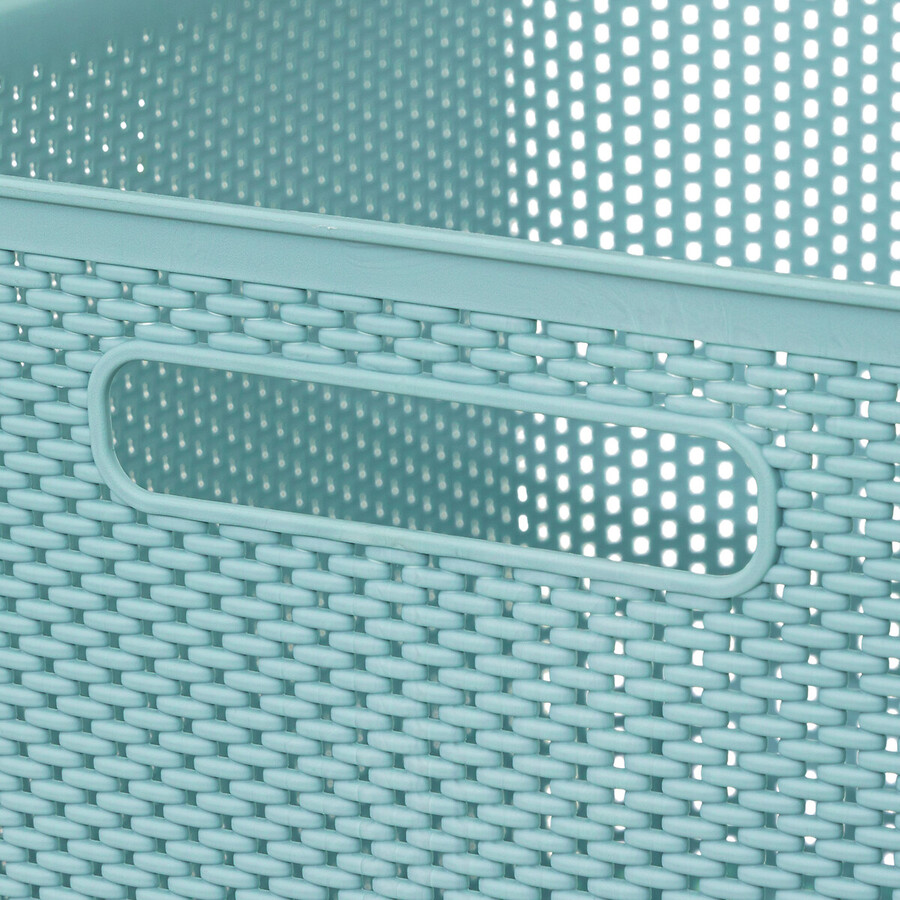 Panier en plastique 19l, bleu artic Crochy