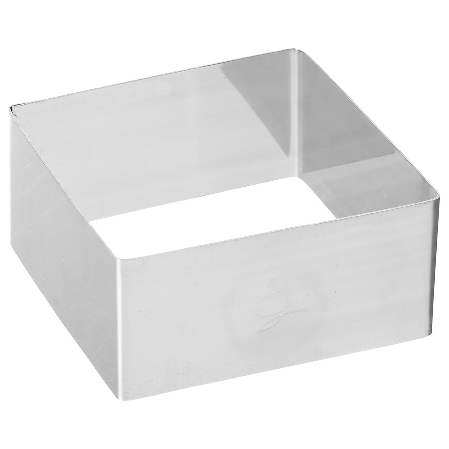 3 cadres de présentation avec poussoir, inox