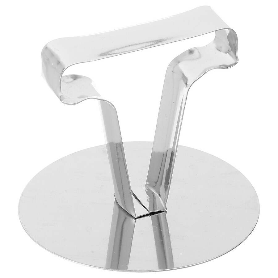 3 cadres de présentation avec poussoir, inox