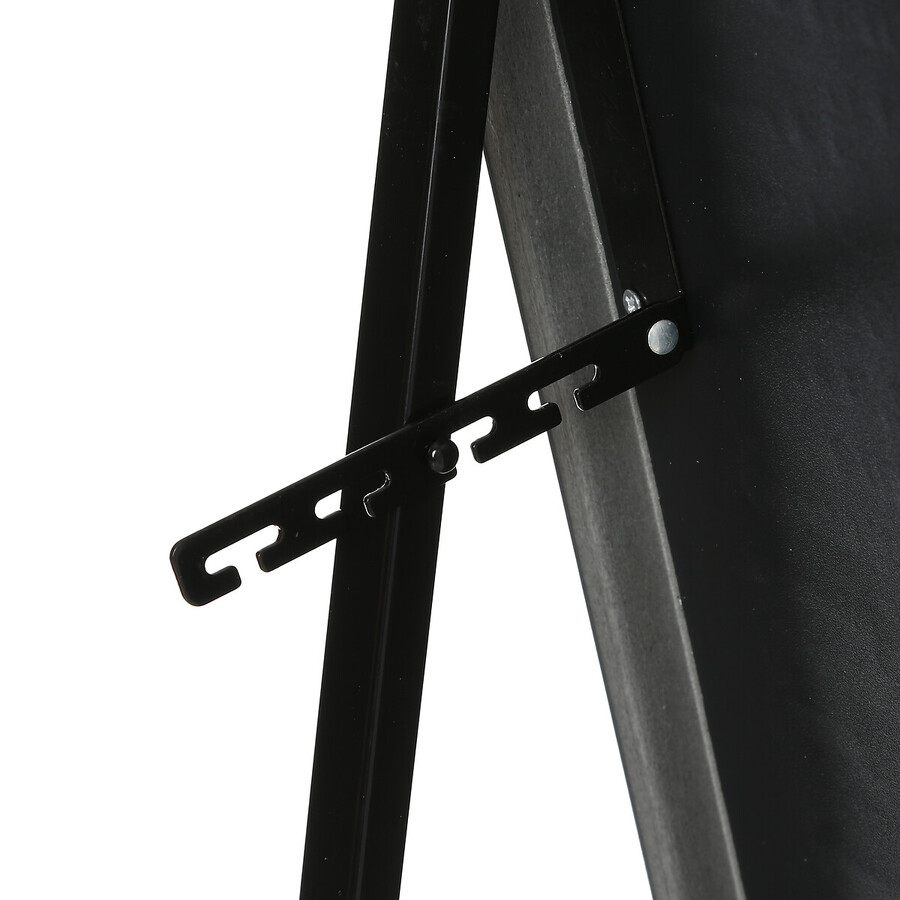 Miroir sur pied 155x35 cm, noir