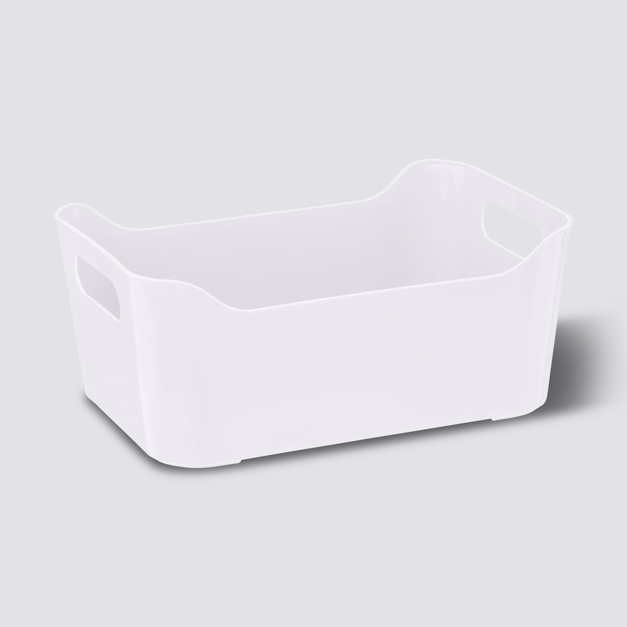 Panier en plastique 2,2l, blanc Cleary