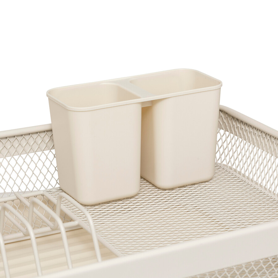 Égouttoir en plastique, beige Mayaj