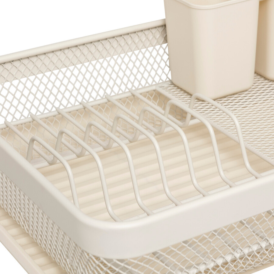 Égouttoir en plastique, beige Mayaj