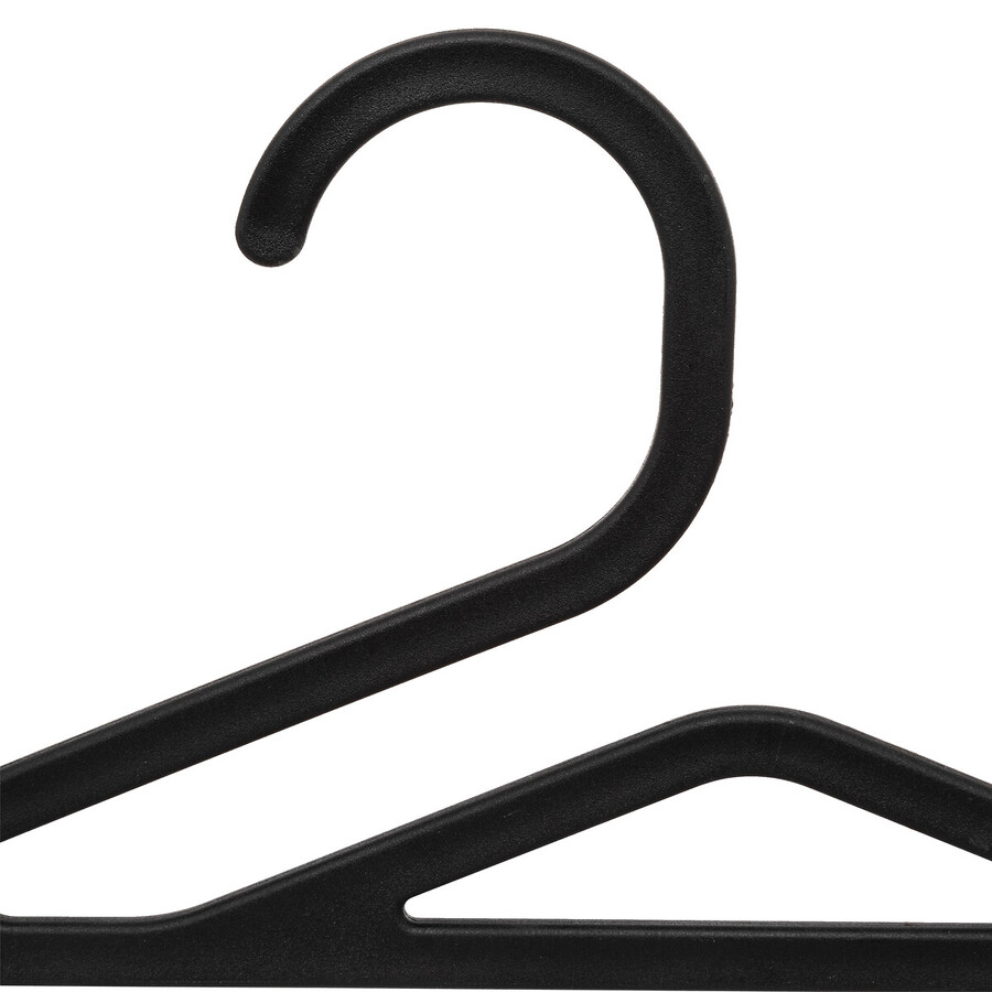 Lot de 5 cintres fins antidérapants, noir Hang'up