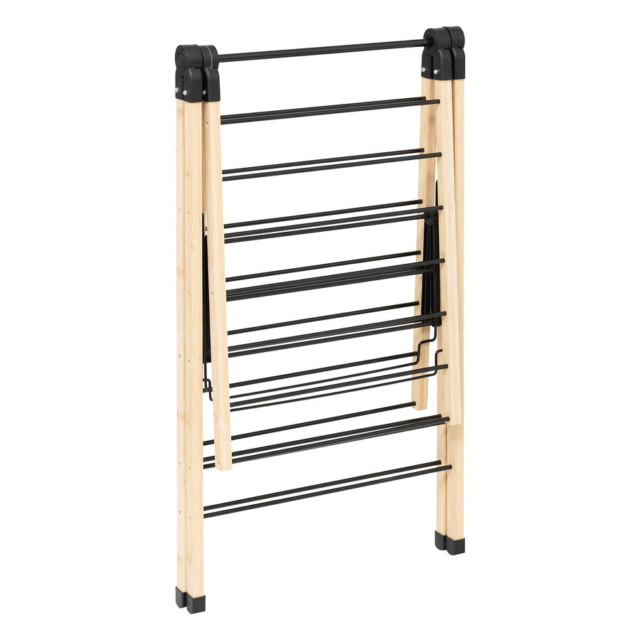 Etendoir à linge pont pliant 13 m Black bamboo
