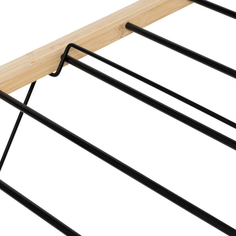 Etendoir à linge pont pliant 13 m Black bamboo