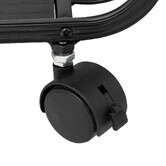 Etagère 3 niveaux, métal et bois, beige 